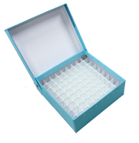 [BS-CVB-81P] EzOpen Sample Box (81 PP), Cardboard Freezer Box, for 0.5~2㎖ Cryovials & MicrotubesIdeal, 81홀 냉동 박스 플라스틱